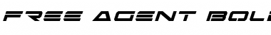 Download Free Agent Bold Expanded Italic Expanded Italic Font Title Preview
