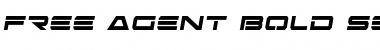 Download Free Agent Bold Semi-Italic Semi-Italic Font Title Preview