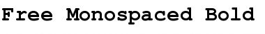 Download FreeMono Bold Font Title Preview