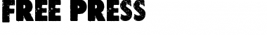 Download Free press Regular Font Title Preview