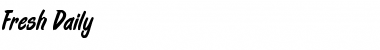 Download Fresh Daily - Demo Regular Font Title Preview