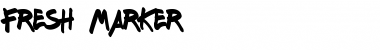 Download Fresh Marker Regular Font Title Preview