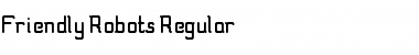 Download Friendly Robots Regular Font Title Preview
