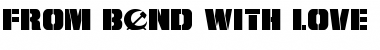 Download From BOND With Love Expanded Expanded Font Title Preview