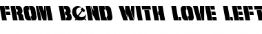 Download From BOND With Love Leftalic Italic Font Title Preview