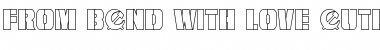 Download From BOND With Love Outline Regular Font Title Preview