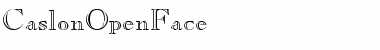 Download CaslonOpenFace Regular Font Title Preview