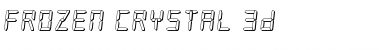 Download Frozen Crystal 3D Regular Font Title Preview