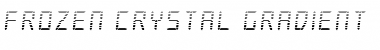 Download Frozen Crystal Gradient Regular Font Title Preview