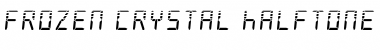 Download Frozen Crystal Halftone Regular Font Title Preview