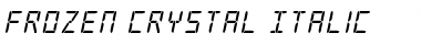 Download Frozen Crystal Italic Italic Font Title Preview