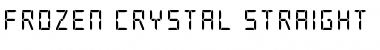 Download Frozen Crystal Straight Regular Font Title Preview