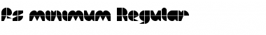 Download fs minimum Regular Font Title Preview