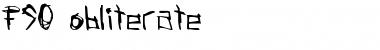 Download FSO obliterate Regular Font Title Preview