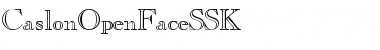 Download CaslonOpenFaceSSK Regular Font Title Preview