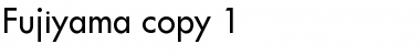 Download Fujiyama Regular Font Title Preview