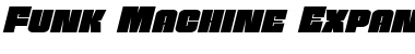 Download Funk Machine Expanded Italic Expanded Italic Font Title Preview