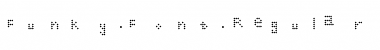 Download Funky Font Regular Font Title Preview