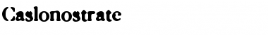 Download Caslonostrate Regular Font Title Preview