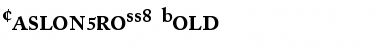 Download CaslonProSSK Bold Font Title Preview