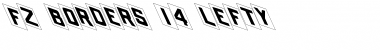 Download FZ BORDERS 14 LEFTY Normal Font Title Preview