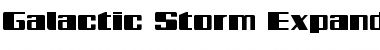 Download Galactic Storm Expanded Expanded Font