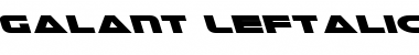 Download Galant Leftalic Italic Font