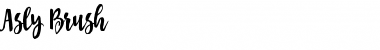 Download Asly Brush Regular Font Title Preview