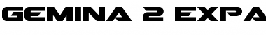 Download Gemina 2 Expanded Expanded Font Title Preview