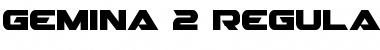 Download Gemina 2 Regular Font Title Preview
