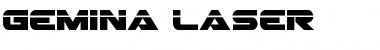 Download Gemina Laser Regular Font Title Preview