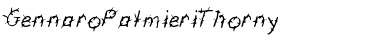 Download GennaroPalmieriThorny Medium Font Title Preview