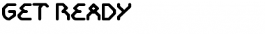 Download GET READY Regular Font Title Preview