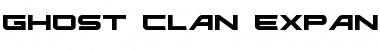 Download Ghost Clan Expanded Expanded Font Title Preview