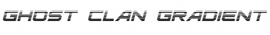 Download Ghost Clan Gradient Italic Italic Font Title Preview