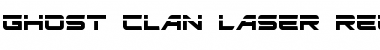 Download Ghost Clan Laser Regular Font Title Preview