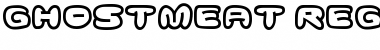 Download Ghostmeat Regular Font Title Preview