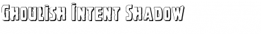 Download Ghoulish Intent Shadow Regular Font Title Preview