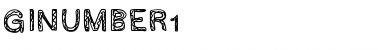 Download GINUMBER1 Medium Font Title Preview
