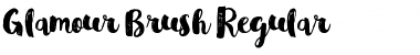 Download Glamour Brush Regular Font Title Preview