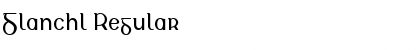 Download Glanchl Regular Font Title Preview