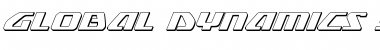 Download Global Dynamics 3D Italic Italic Font Title Preview