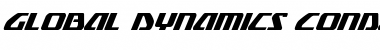 Download Global Dynamics Condensed Italic Condensed Italic Font Title Preview
