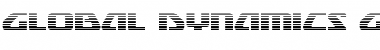 Download Global Dynamics Gradient Regular Font Title Preview