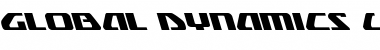 Download Global Dynamics Leftalic Italic Font Title Preview