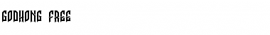 Download Godhong Free Regular Font Title Preview