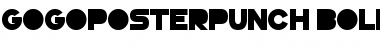 Download GoGoPosterPunch Bold Font Title Preview