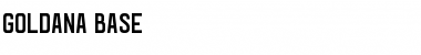 Download Goldana Base Font Title Preview