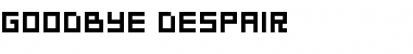 Download Goodbye Despair Regular Font Title Preview