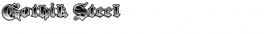 Download Gothik Steel Regular Font Title Preview